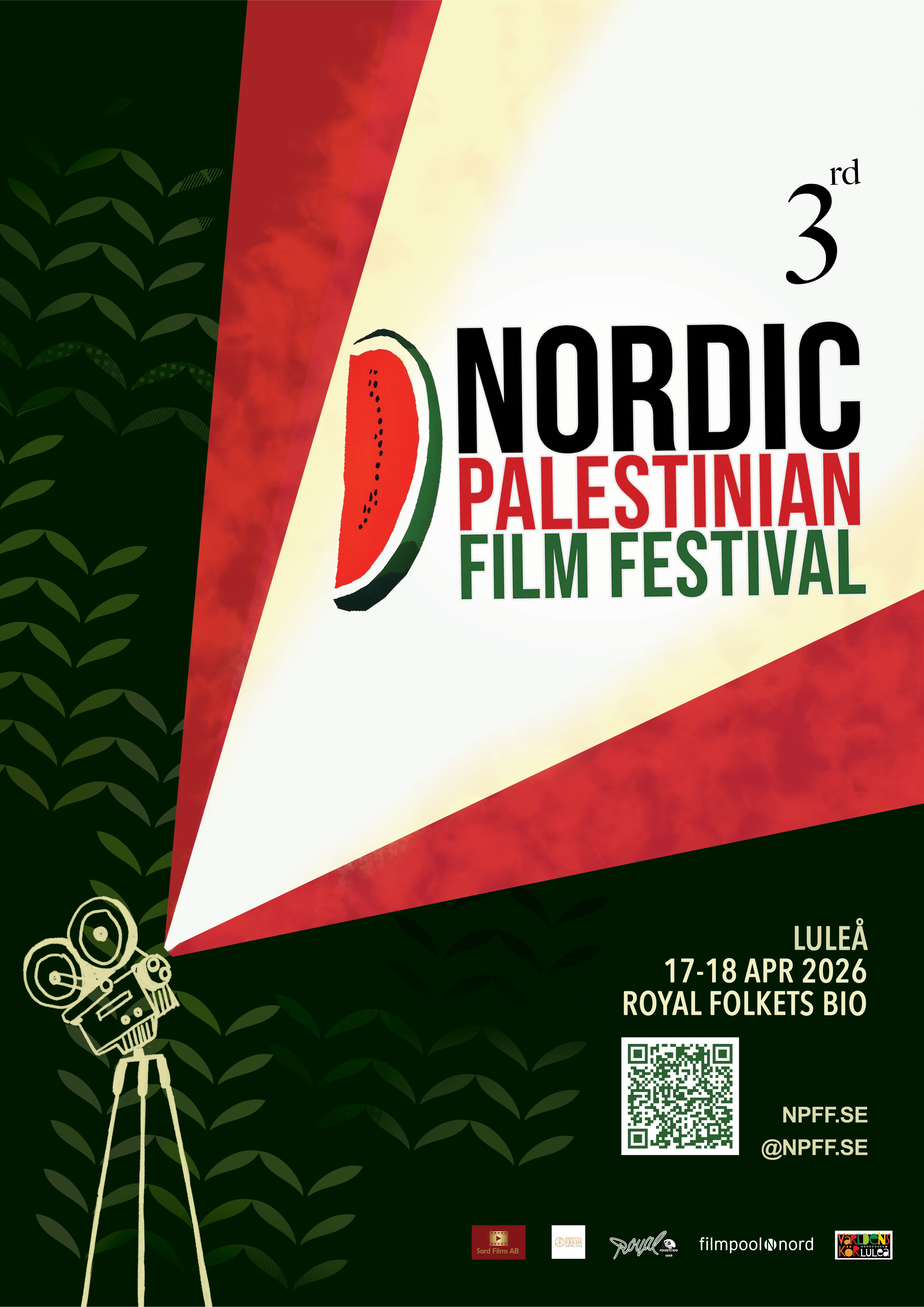 Affisch: Nordic Palestinian Film Festival 2026