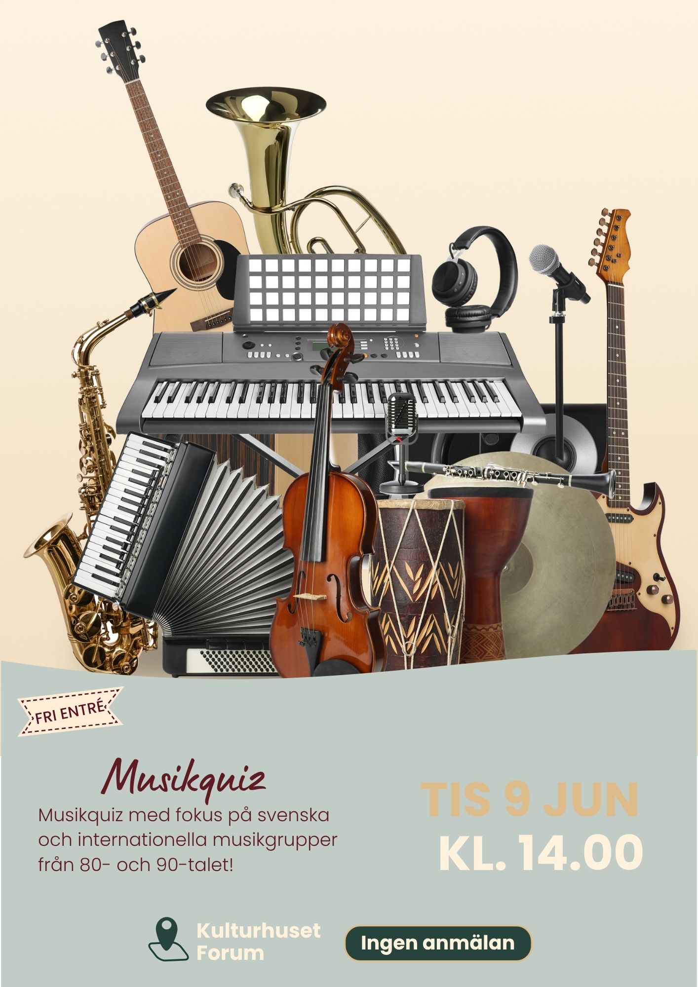 Affisch: Musikquiz
