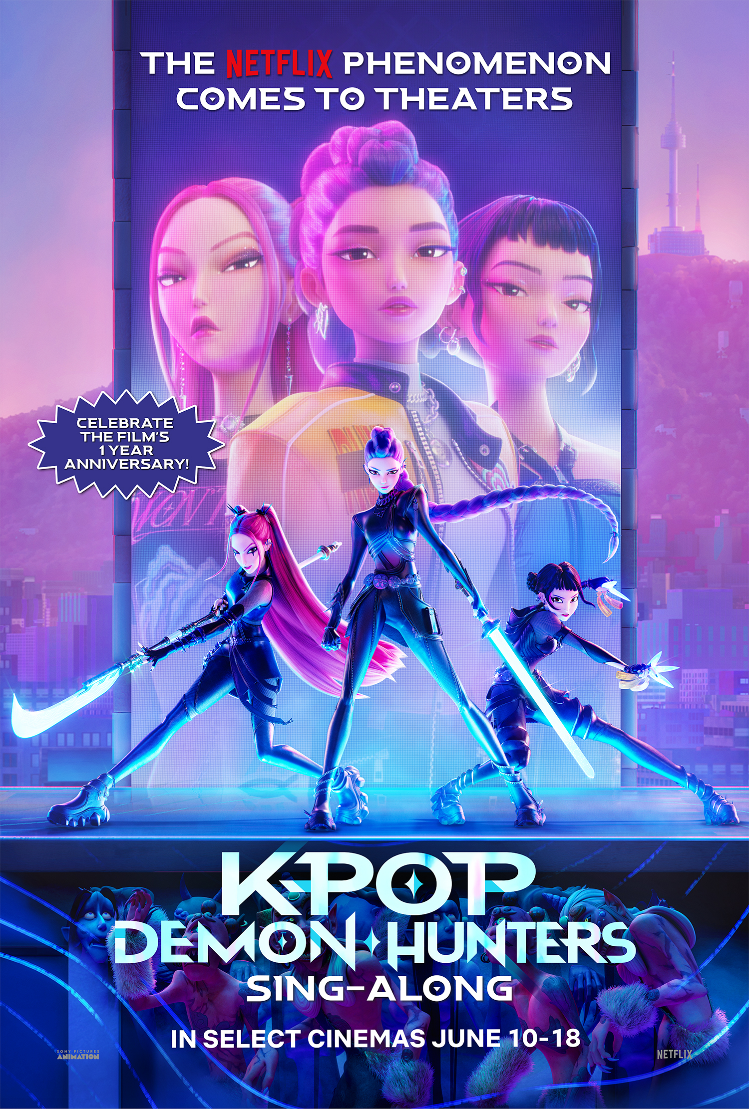 Affisch: K-POP Demon Hunters - Sing-Along