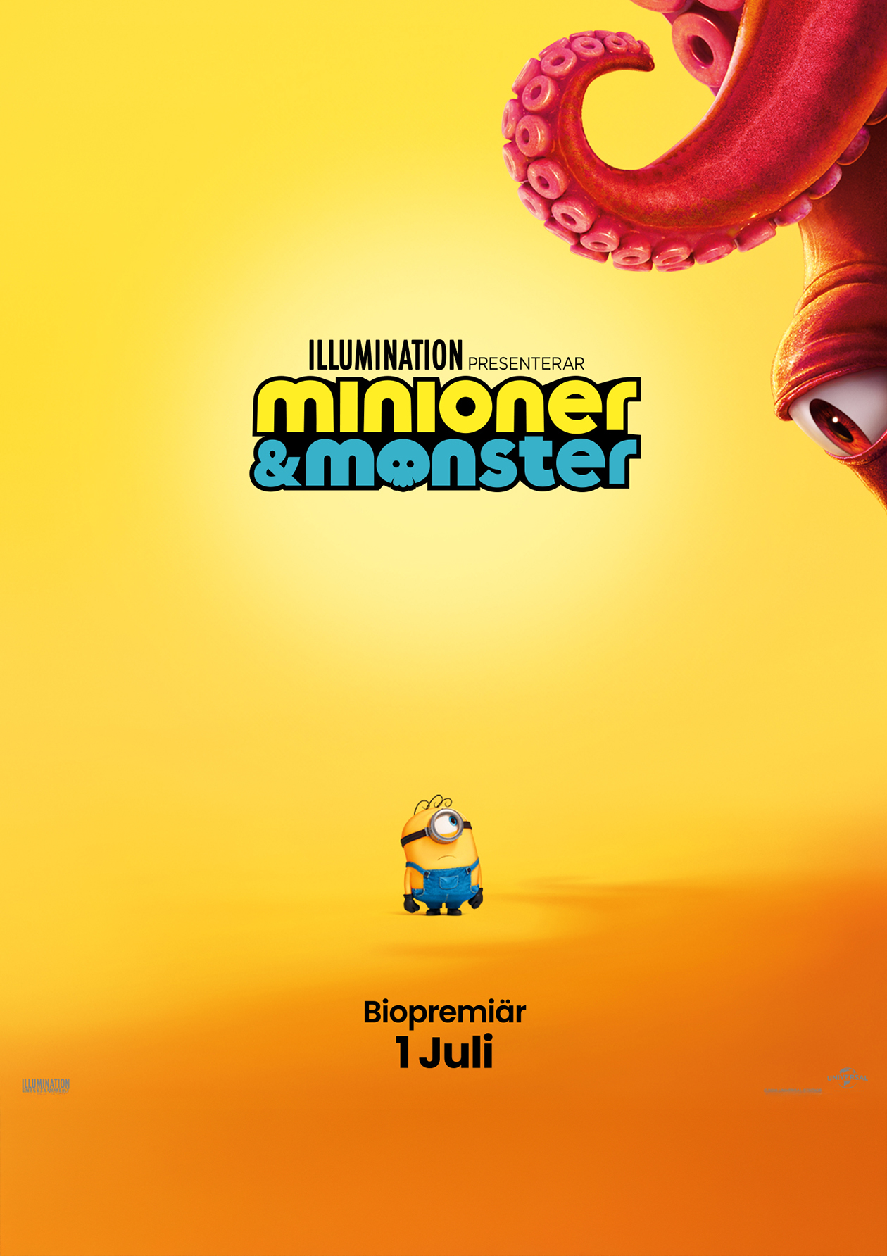 Affisch: Minioner & Monster