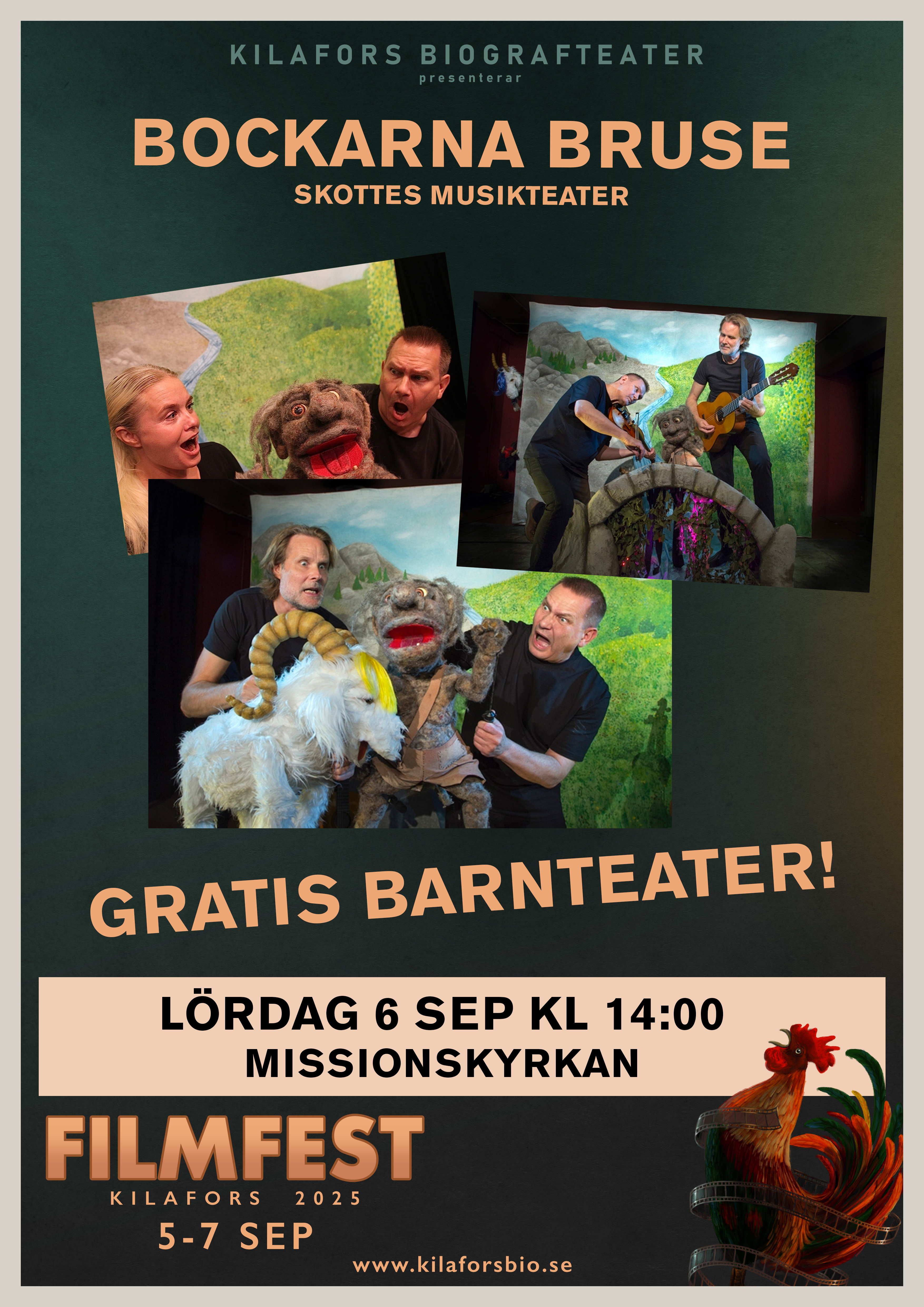 Affisch: Bockarna Bruse